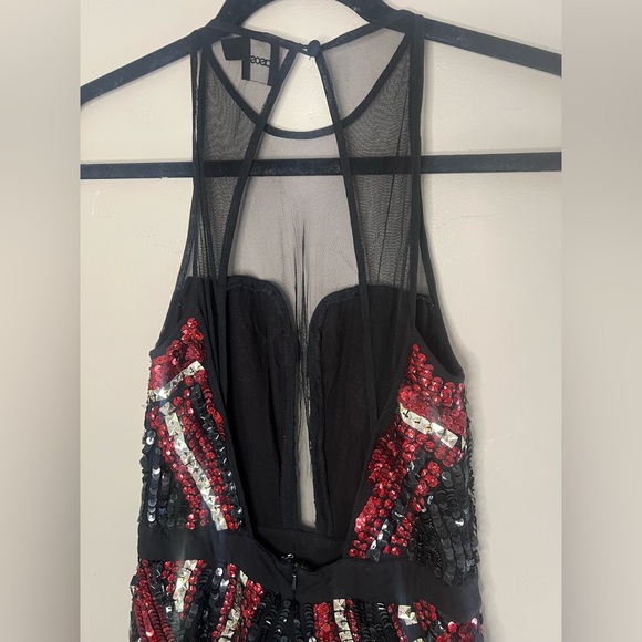 Sequin Red and Black Romper ASOS - Picture 4 of 7